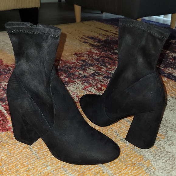 ASOS Black Suede booties - Picture 3 of 5